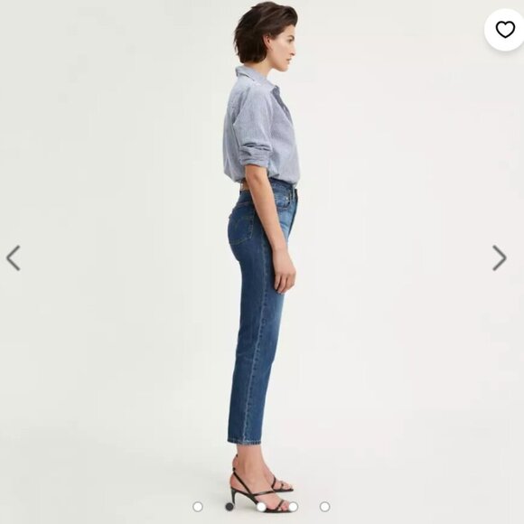 Levi’s Originals Premium 501 Button Fly Cropped Straight Leg Jeans - 29" - Picture 5 of 16